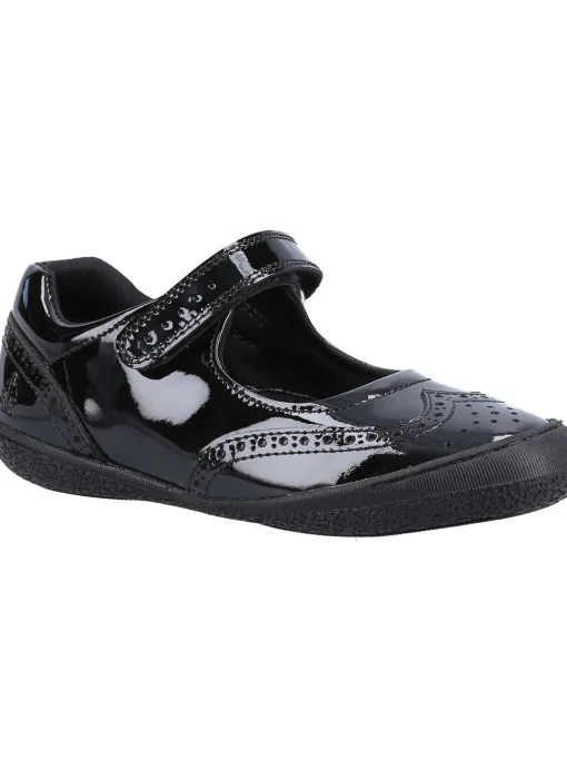 HUSH PUPPIES Rina Shoe Patent Junior School Shoe 2