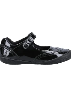 HUSH PUPPIES Rina Shoe Patent Junior School Shoe 2