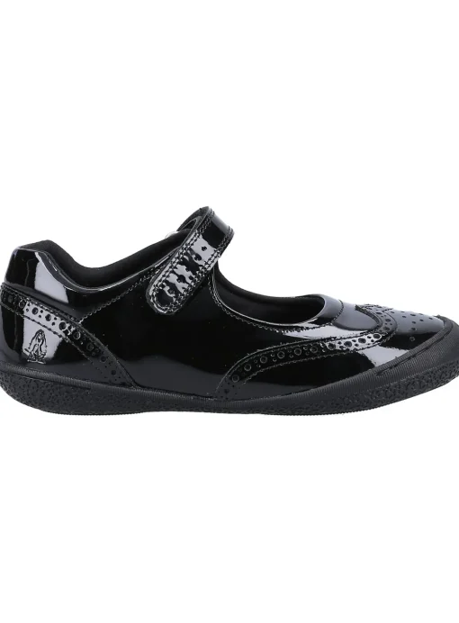 HUSH PUPPIES Rina Shoe Patent Junior School Shoe 2