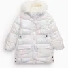 Iridescent Tie Dye Hooded Puffer Coat 13-14 years
