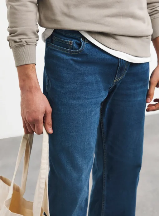 JACAMO Loose Fit Stretch Jean Mid Wash 42R