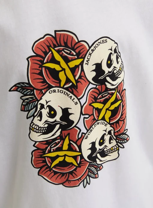 JACK & JONES JUNIOR Skull T-Shirt Junior 10 years