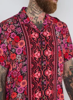 JOE BROWNS Floral Print Short Sleeve Shirt S
