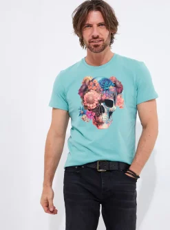 JOE BROWNS Skull & Floral Graphic T Shirt XL