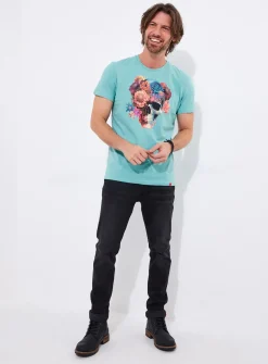 JOE BROWNS Skull & Floral Graphic T Shirt XL