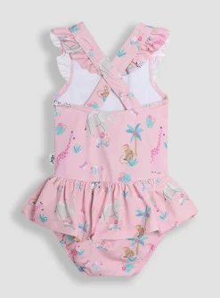 JOJO MAMAN BÉBÉ Safari Swimsuit With Integral Nappy 6-12 months