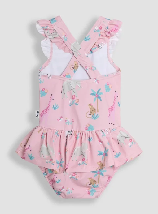 JOJO MAMAN BÉBÉ Safari Swimsuit With Integral Nappy 6-12 months