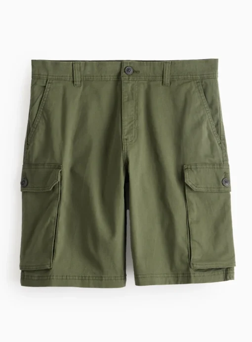 Khaki Core Cargo Shorts 36