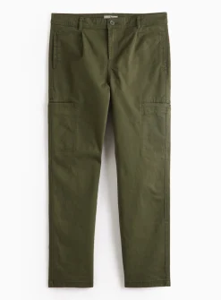 Khaki Utility Cargo Trousers 38L