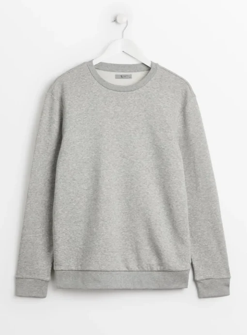 Light Grey Marl Sweatshirt XXL