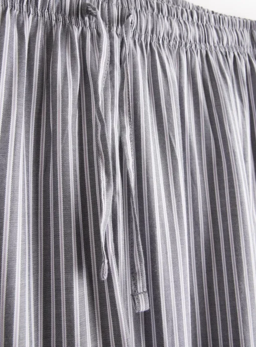 Lilac & Stripe Print Pyjama Set XXL