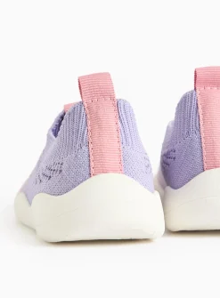 Lilac Ombre Knitted Trainers 9 Infant