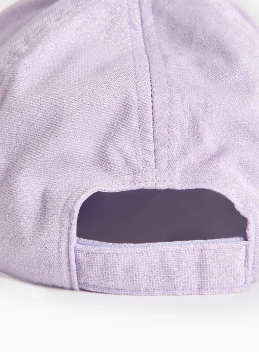 Lilac Rainbow Embroidered Glitter Cap 3-5 years
