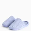 Lilac Waffle Sparkle Slippers S