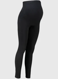 MATERNITY Black 200 Denier Opaque Leggings M