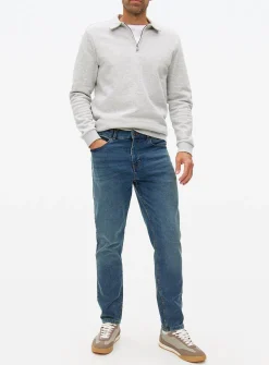 Mid Blue Ultimate Comfort Slim Fit Denim Jeans 44R