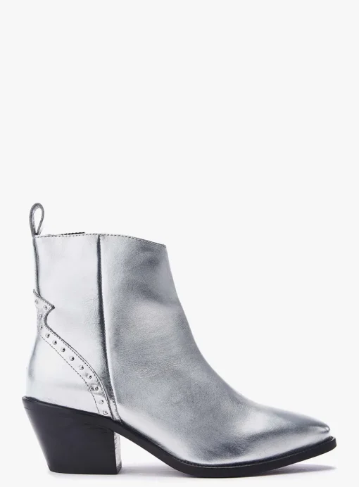 MODA IN PELLE Michele Smart Short Boots Silver 6