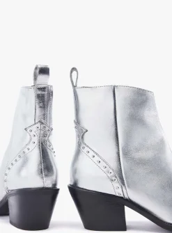 MODA IN PELLE Michele Smart Short Boots Silver 6