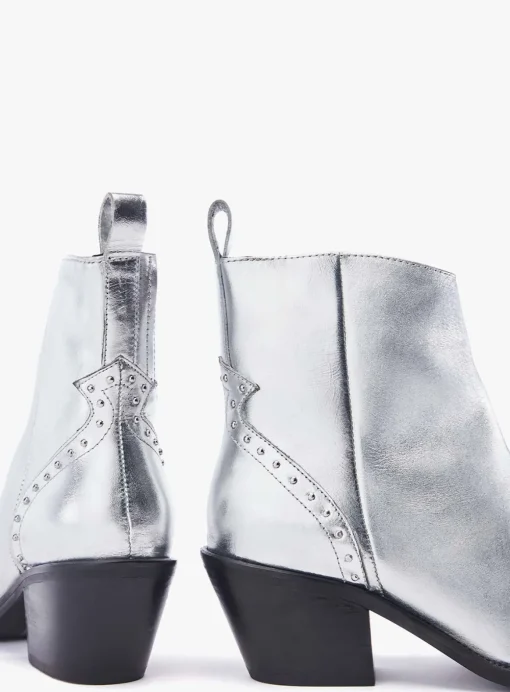 MODA IN PELLE Michele Smart Short Boots Silver 6