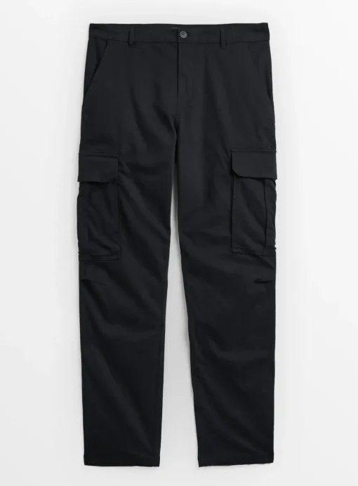 Navy Cargo Trousers 40R