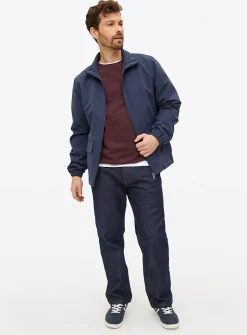 Navy Classic Harrington Jacket L