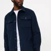 Navy Corduroy Overshirt XXL