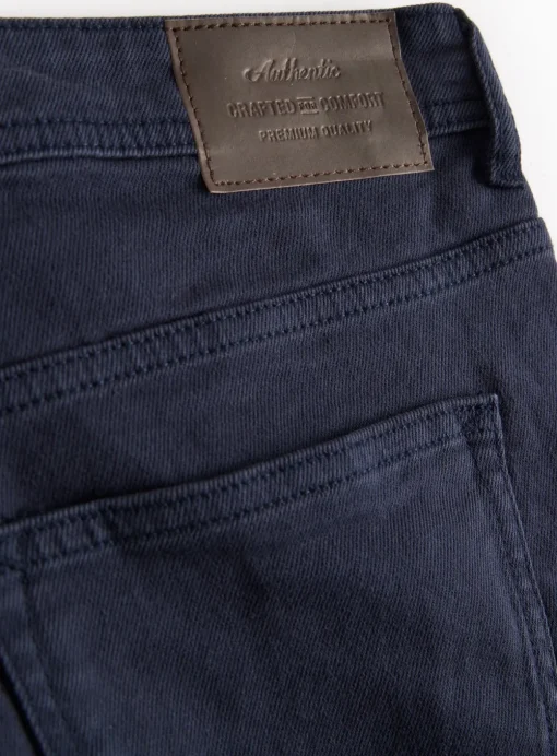Navy Garment Dye Denim Shorts 42