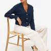 Navy Soft Touch V Neck Cardigan 8