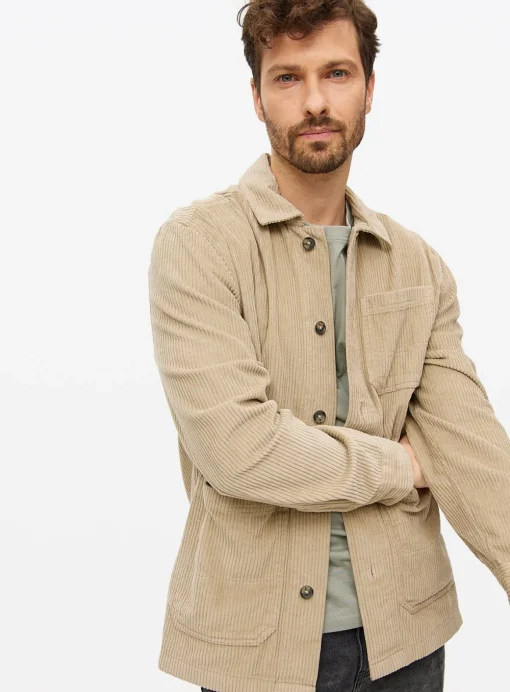Neutral Corduroy Chore Jacket XXL