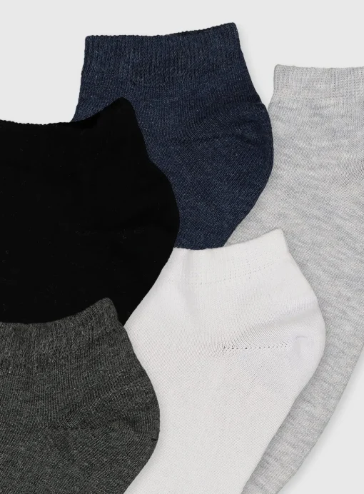 Neutral Stay Fresh Socks 5 Pack 9-12