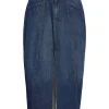 NOISY MAY Denim Skirt With Back Slit S/UK8
