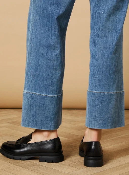 OASIS Leather Brooke Tassel Detail Chunky Loafer 4