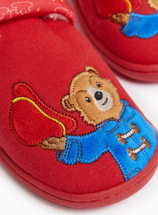 Paddington Printed Fleece Lined Cupsole Slippers 8-9 Infant