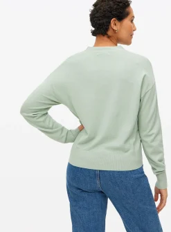 Pale Green Soft Touch V Neck Cardigan 18