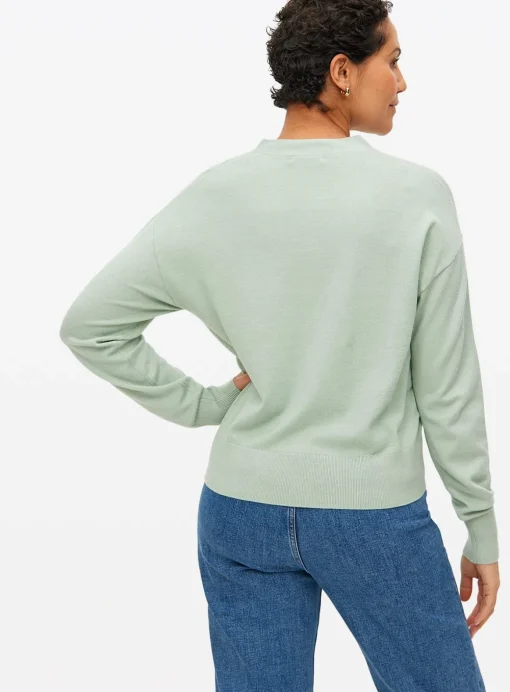 Pale Green Soft Touch V Neck Cardigan 18