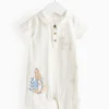 Peter Rabbit Cream Stripe Romper 6-9 months
