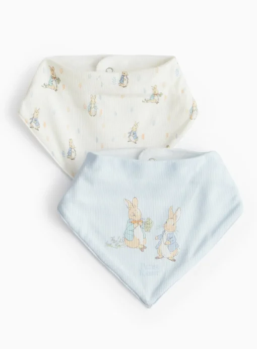 Peter Rabbit Hanky Bibs 2 Pack One Size