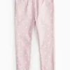 Pink Heart Print Jeggings 5-6 years
