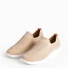 Pink Knitted Slip On Trainers 3