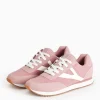 Pink Panel Retro Style Trainers 8