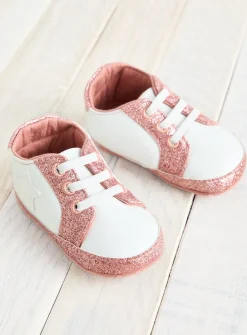 Pink Star Trainer Shoe 3-6 months