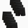 Plain Black Trunks 10 Pack XL
