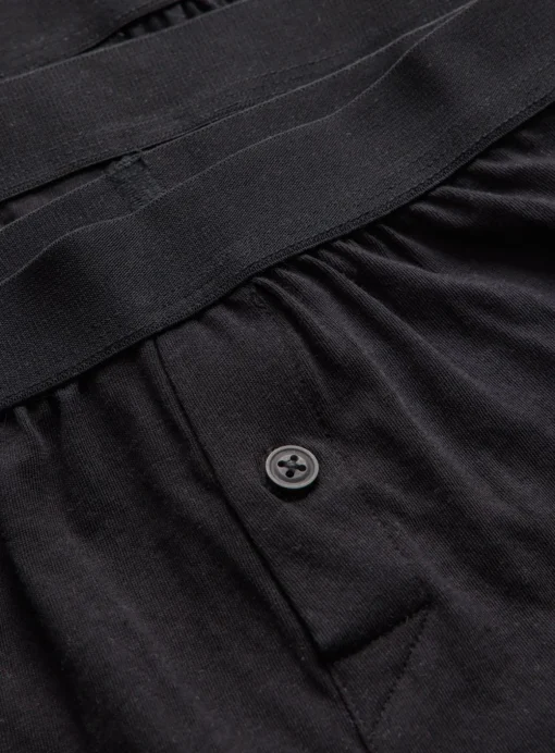 Plain Black Trunks 5 Pack 8-9 years