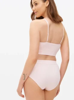 Plain Rib Seamfree High Leg Knickers 3 Pack XL