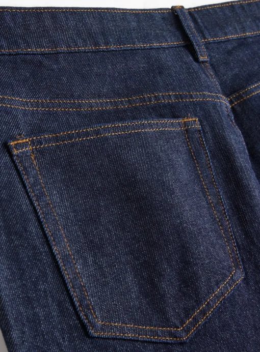 Raw Rinse Straight Leg Denim Jeans 34R