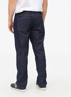 Raw Rinse Straight Leg Denim Jeans 34R