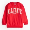 Red Slogan Sweatshirt 5 years