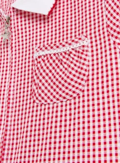 Red Sporty Gingham Dress 2 Pack 5 years