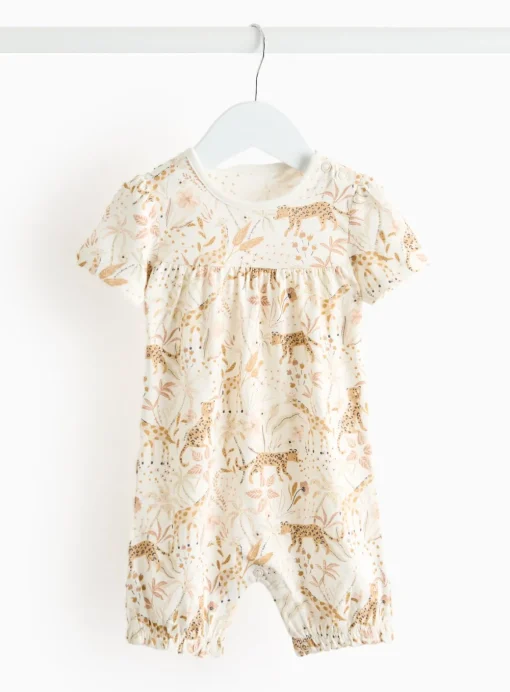 Safari Print Jersey Romper 6-9 months