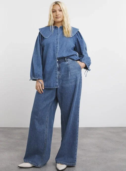 SIMPLY BE Oversized Collar Blouse 16